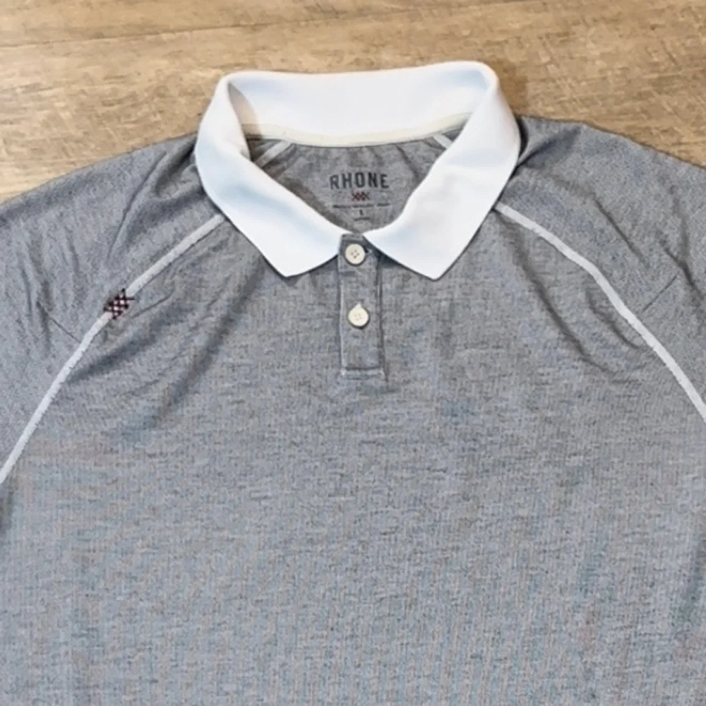 Rhone Men’s Delta Pique Performance Polo Size Large - Picture 3 of 7